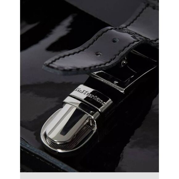 Dr. Martens Black Leather Heart Shaped Convertible Bag Backpack EXCELLENT! - Picture 14 of 16